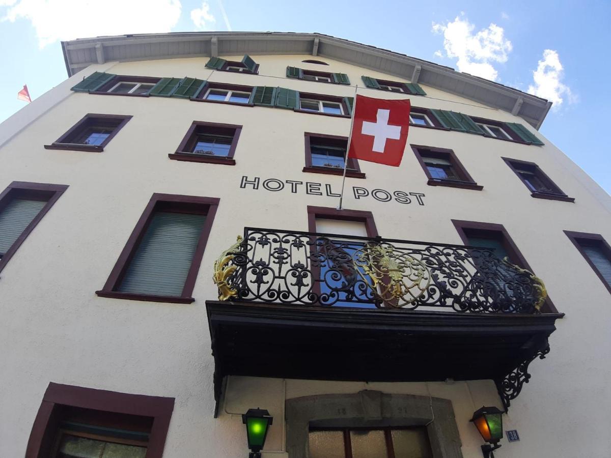 Hotel Post Cunter Savognin Buitenkant foto
